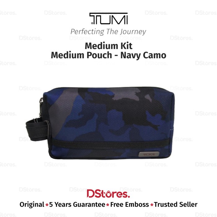 TUMI MEDIUM KIT / MEDIUM POUCH - NAVY CAMO
