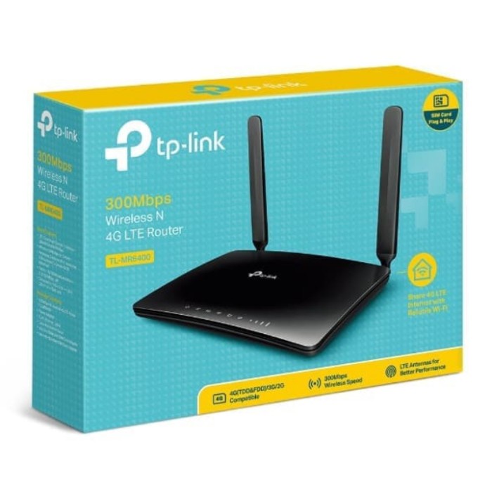 RUTER TP-LINK TL-MR6400 4G LTE SIM-CARD