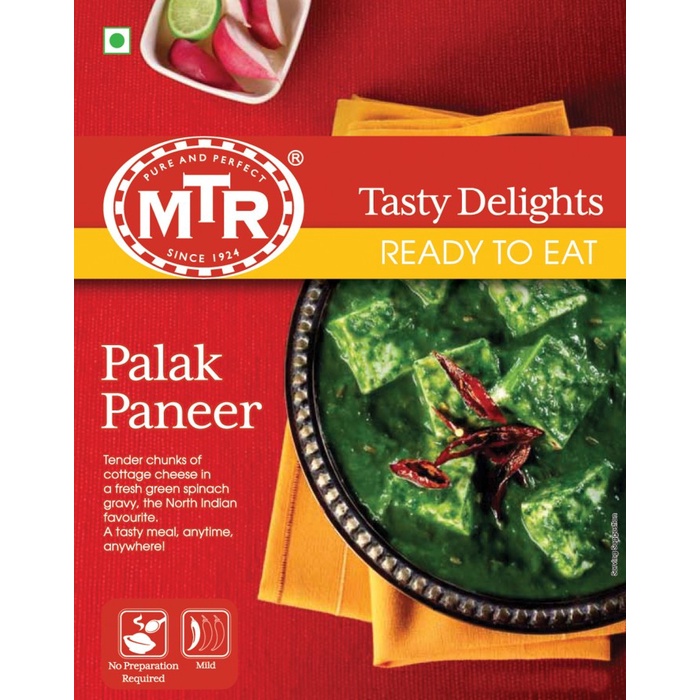 

Kualitas terbaik] Palak Paneer ready to Eat
