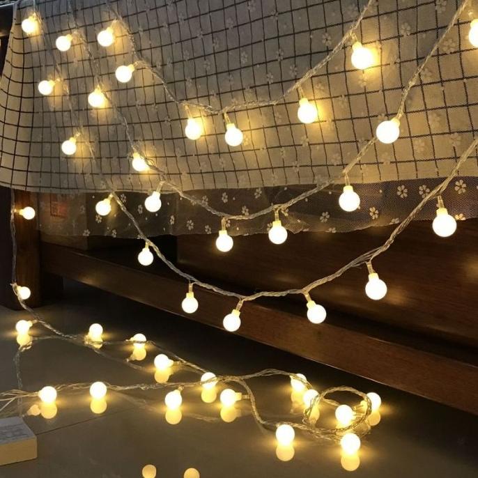 ] Lampu Hias Kelereng Anggur - Lampu Natal Bulb Kecil - Lampu Tumblr LED