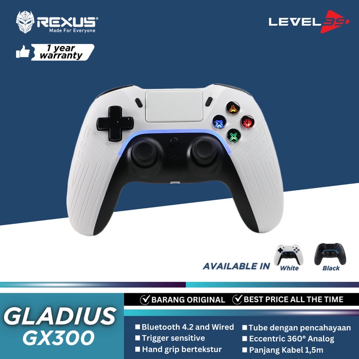 REXUS BLUETOOTH GAMEPAD GLADIUS GX300