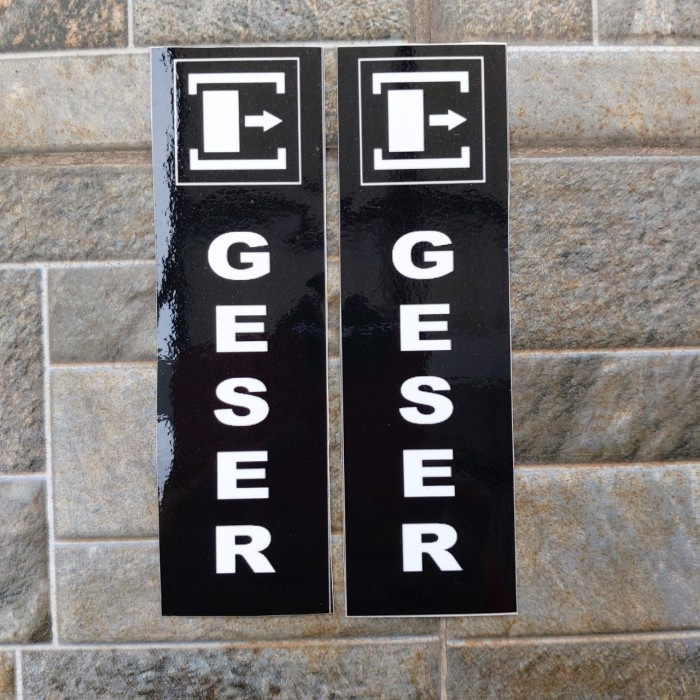 

Terlaris - Stiker Vinyl Himbauan Geser Pintu Sliding Safety Kantor Office Gudang