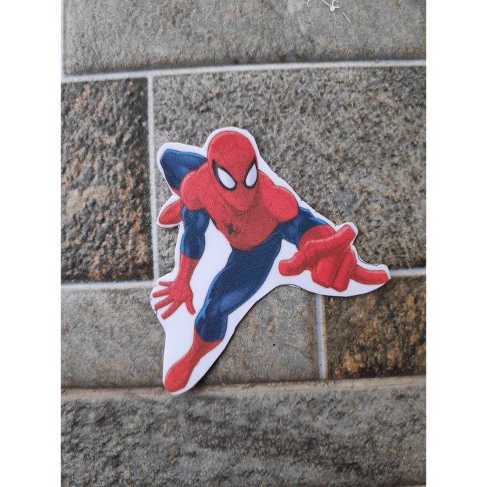 

Terlaris - Stiker Vinyl Karakter Spiderman Casing HP Motor Spion Helm Laptop Hero