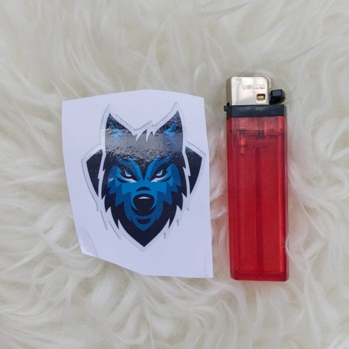 

Terlaris - Stiker Vinyl Karakter Wolf Serigala Ungu Motor Laptop Case HP Sepeda