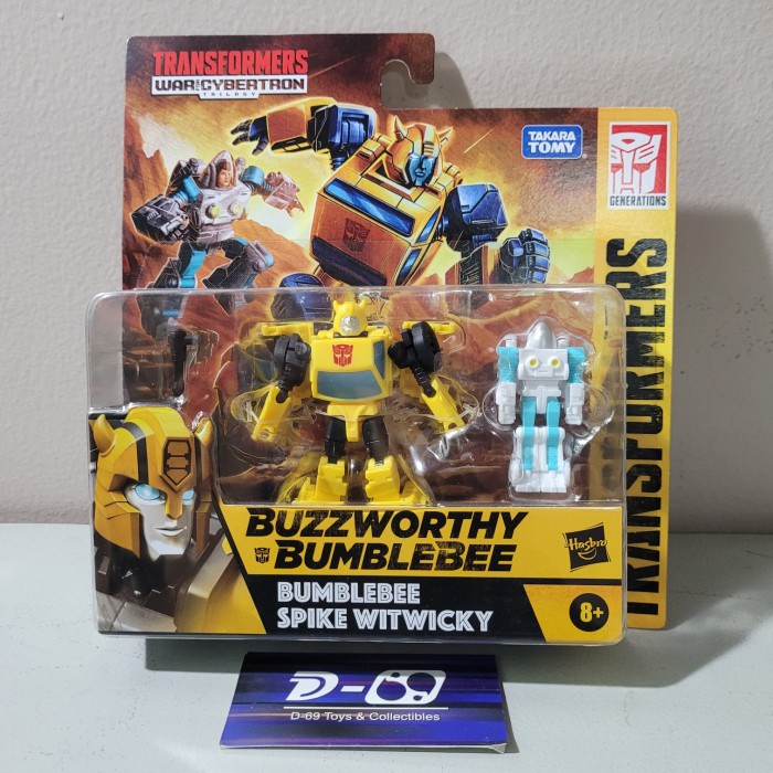 ✅Baru Transformers War For Cybertron Buzzworthy Bumblebee Spike Witwicky Diskon