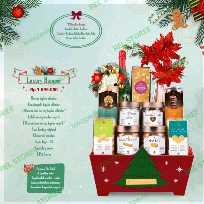

DISKON MURAH HollandBakery-Luxury Hamper Hampers / Hadiah Natal Christmas 2022 BERRY30.JAYA