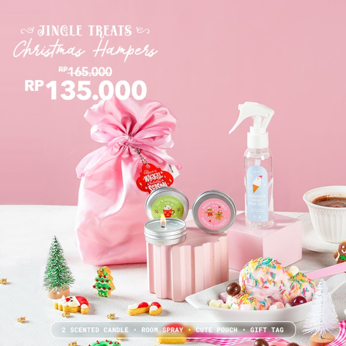 

DISKON MURAH CHRISTMAS HAMPERS/ Hampers Natal sniff sniff - Jingle Treats (PINK) BERRY30.JAYA