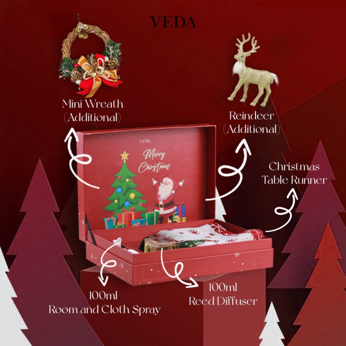 

DISKON MURAH Hampers Natal Christmas Hampers Gift Natal Hadiah Natal Veda Home BERRY30.JAYA