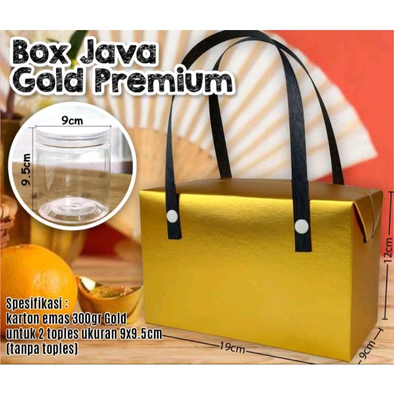 Box Java Box Red kotak Kue Merah kotak Hampers merah Box untuk 2 toples 500ml kotak toples kue kerin