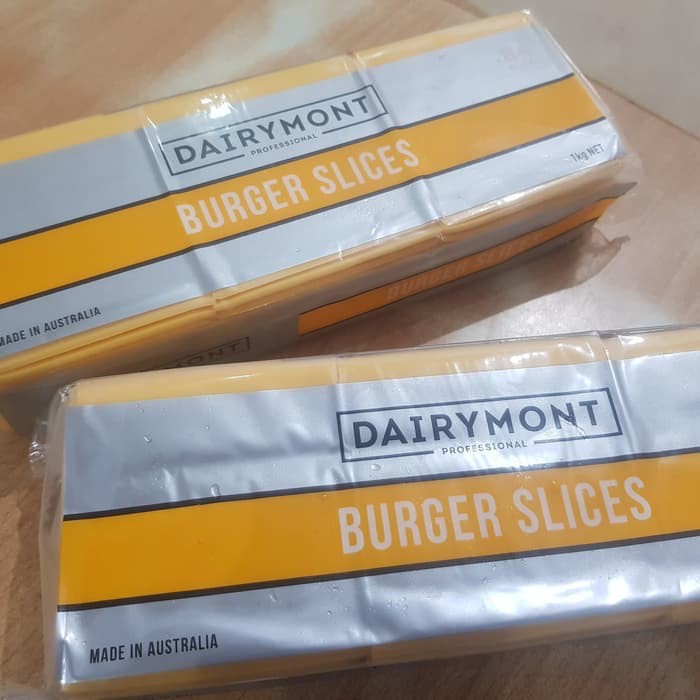 

Dairymont Red Cheddar Slice Repa 1/3 Kg / Keju Leleh Burger Slice
