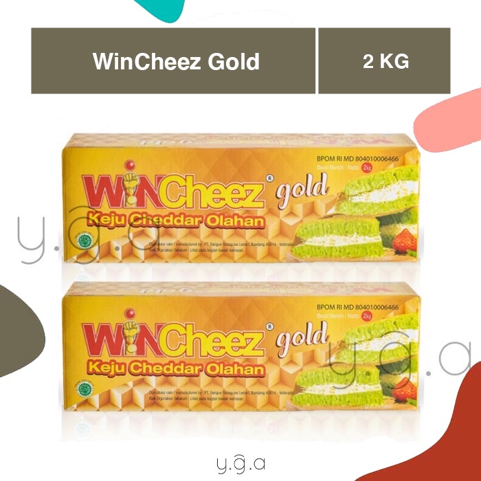 

Wincheez Gold Keju Cheddar / Wincheeze Cheese 2Kg