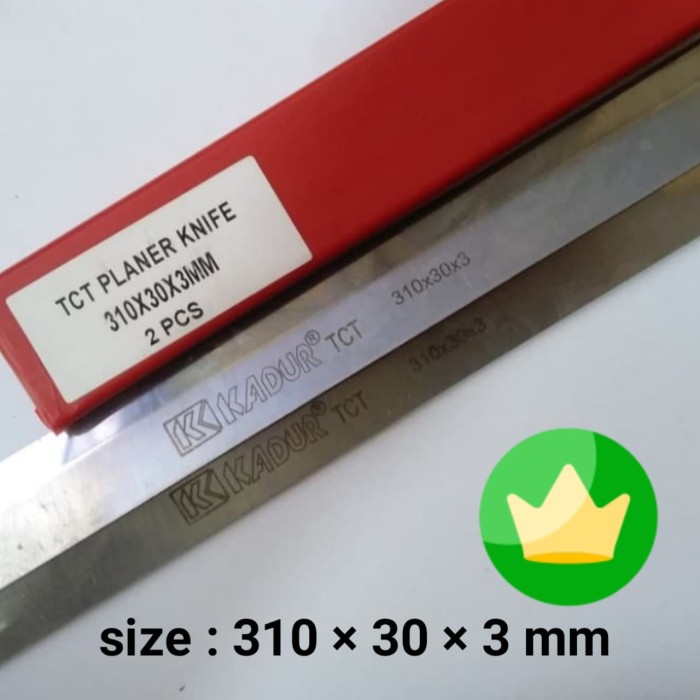 Pisau Serut TCT 31Cm ORIGINAL KADUR TCT PLANER KNIFE Pisau Planer 310 -Lulas G
