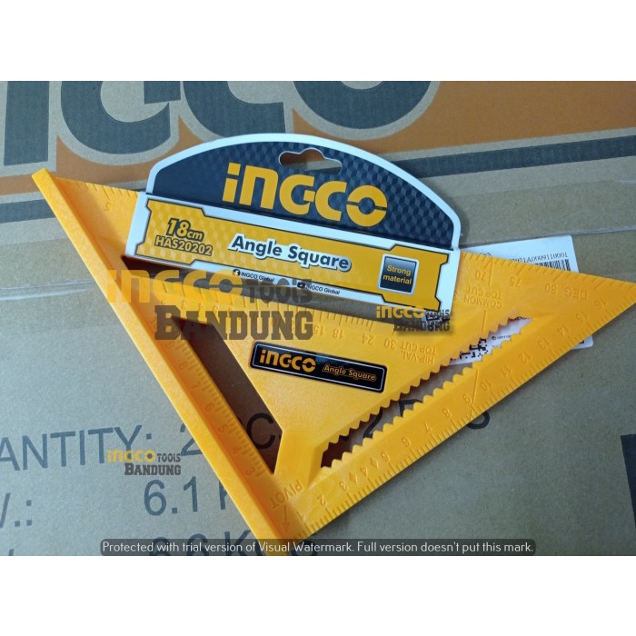 

Promo Penggaris Segitiga Sudut Siku Ingco Has20202