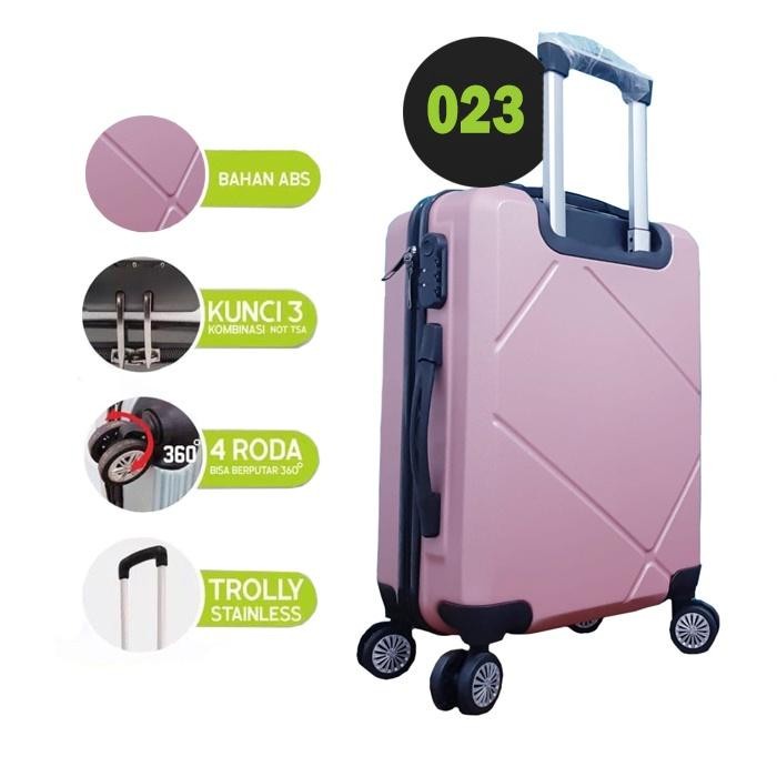 Koper 24 Inch Fiber Polo Geneva Bagasi Size Promo