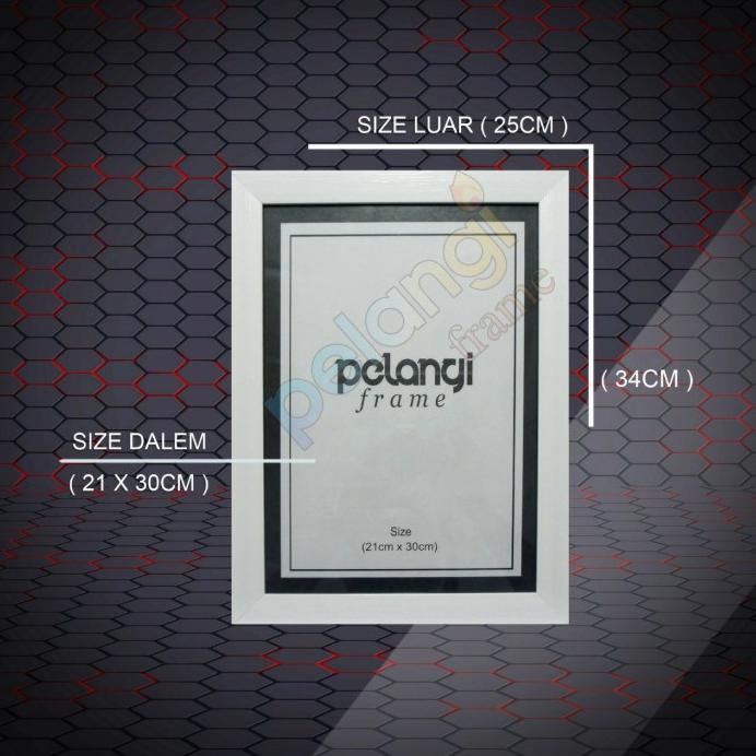 Terbaik Frame Foto 11R / A4 Putih Minimalis