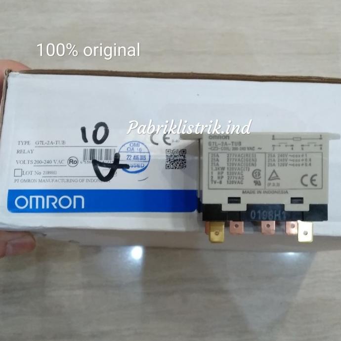 Relay G7L 2A TUB 25A coil 220v AC Omron original spare part AC Daikin