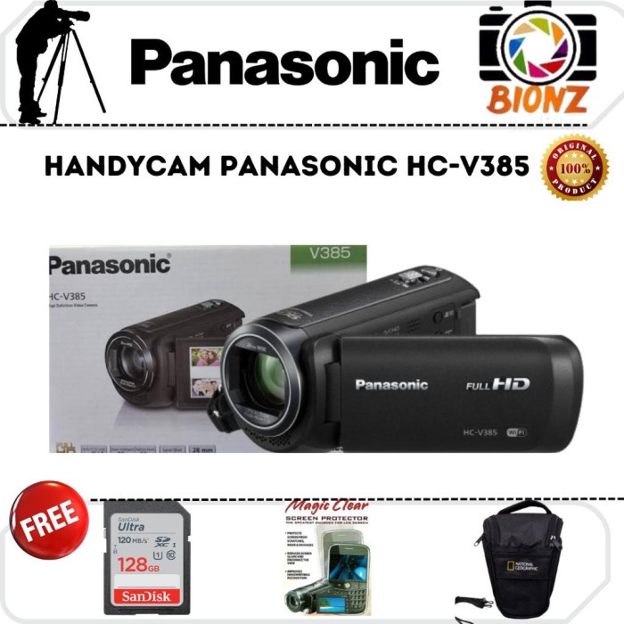 HANDYCAM PANASONIC HC V385 CAMCORDER