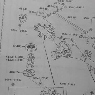 KARET PER KEONG BELAKANG AVANZA - XENIA 2004-2015 4PCS