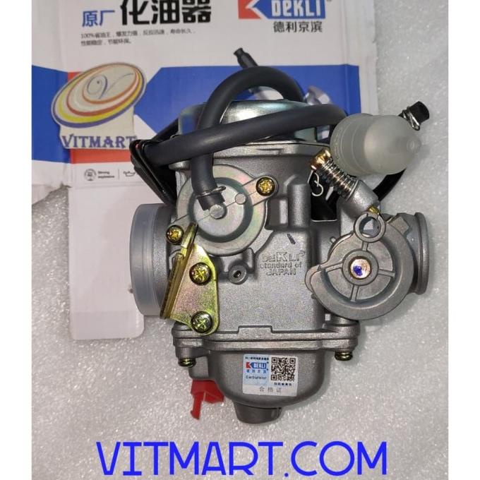 Karburator DEKLI GY6 utk Kymco Trend & Metica 125cc PD24J CARBURETOR