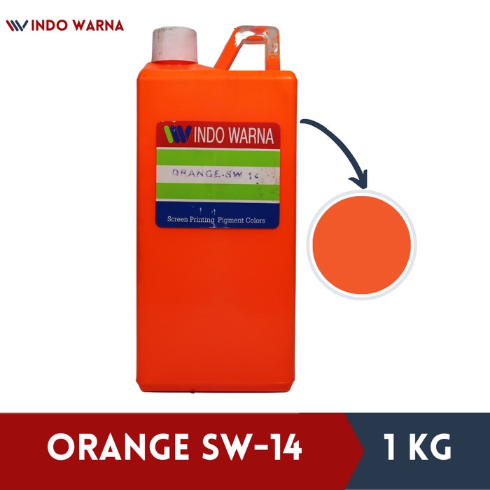 

Masih Ada! Biang / Pigment Warna Sablon Orange Sw 14