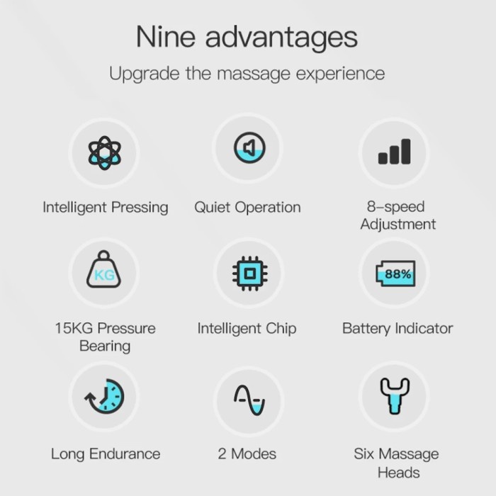 JM- alat pijat booster (booster massage gun)