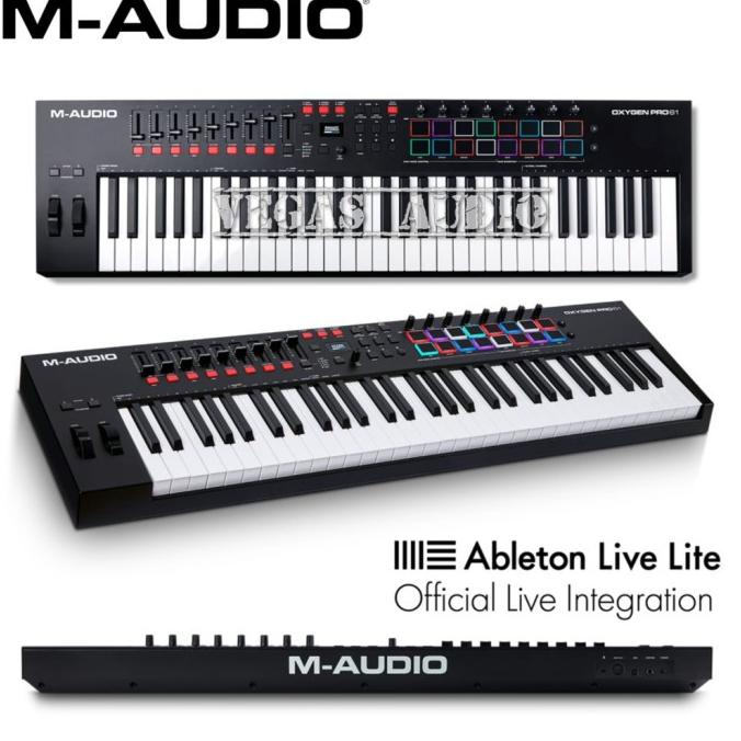 PROMO M AUDIO OXYGEN PRO 61 MIDI CONTROLLER ORIGINAL #ORIGINAL