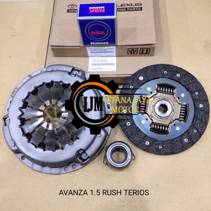 KAMPAS KOPLING SET TOYOTA AVANZA VELOZ 1.5CC RUSH TERIOS LAMA ORIGINAL