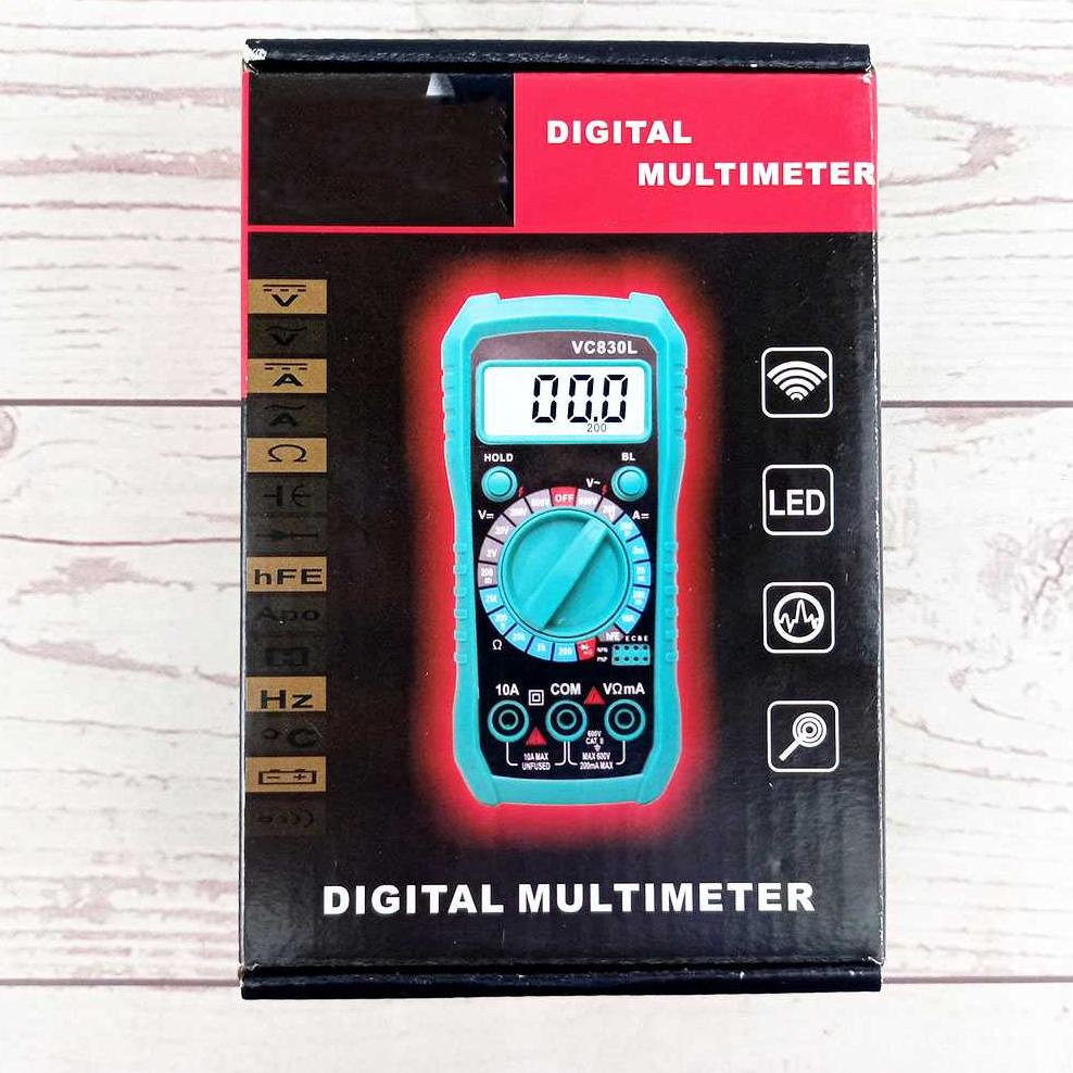 Bisa COD Mini Digital Multimeter AC/DC Voltage Tester / Digital Clamp Meter Tester Volt Ampere / Ala