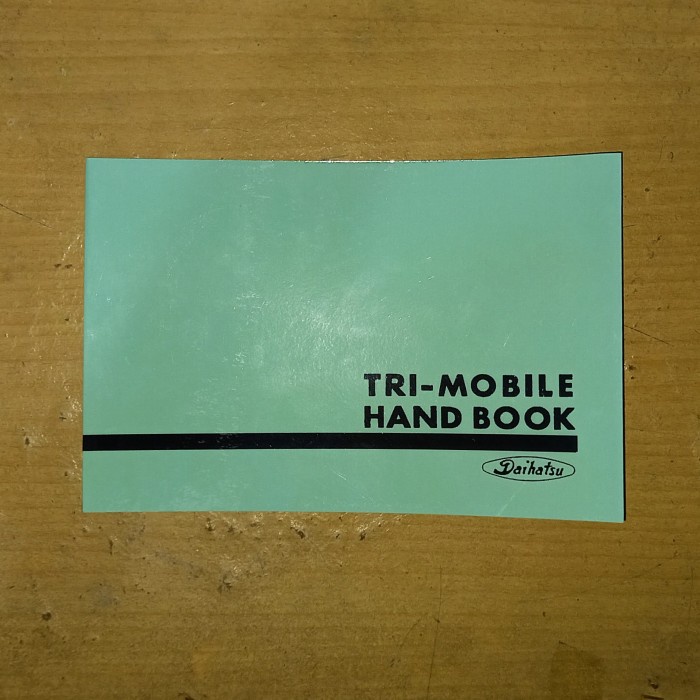 Terbaru Duplikat Handbook / Manual Book Bemo / Daihatsu Midget Mp5 / Trimobile Promo Terlaris