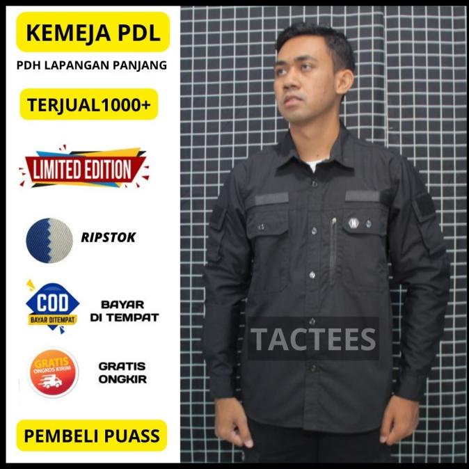 Kemeja Lapangan Pdl Tactical Lengan Panjang Baju Taktikal Pdh Outdoor