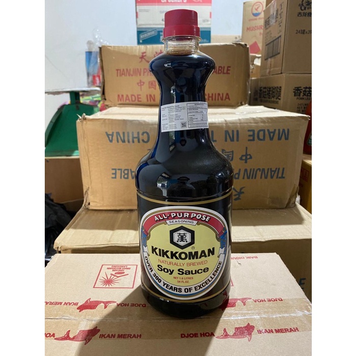 

Kikkoman Soy Sauce / Kecap Asin Jepang 1.6 Liter