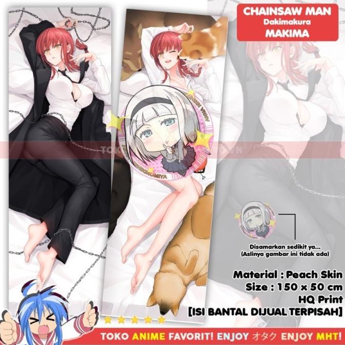 DISKON SARUNG BANTAL ANIME DAKIMAKURA CHAINSAW MAN : MAKIMA BIMAIRWAN90