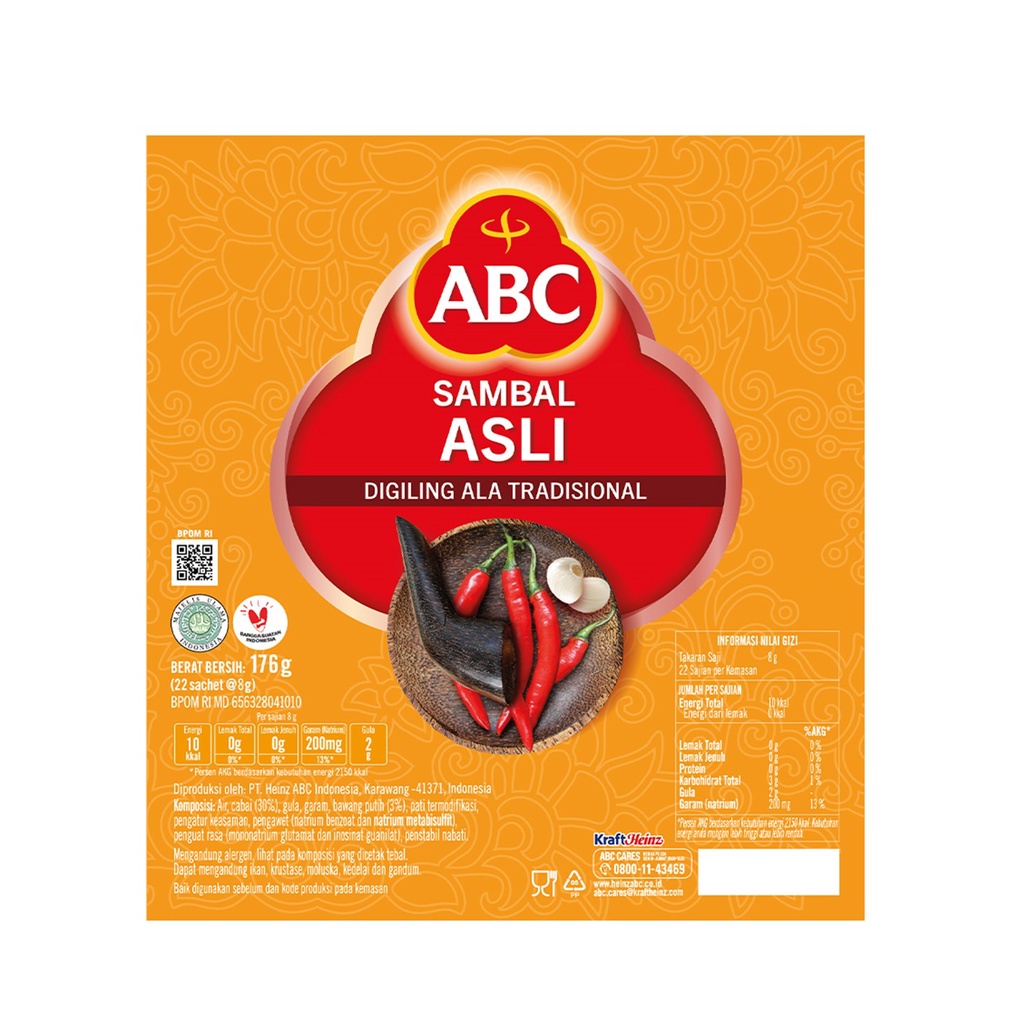 

Abc Saus Sambal 22 X 8 G - Multi Pa 10 Pcs