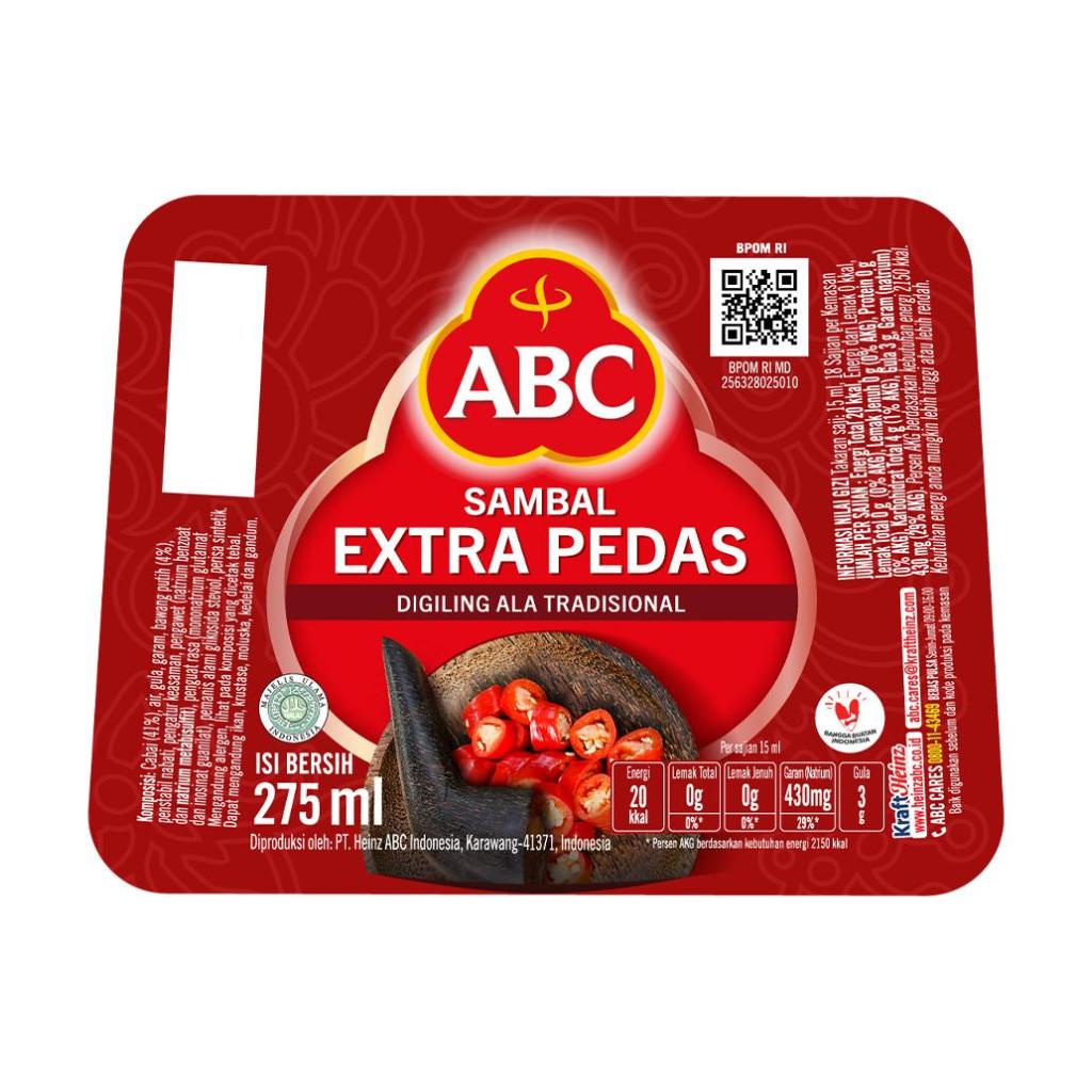

Abc Sambal Extra Pedas 12 X 275 Ml