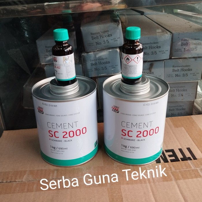 Ready Lem Belt Conveyor SC 2000 + Hardener ER42 Rema Tip Top SC2000 Cement