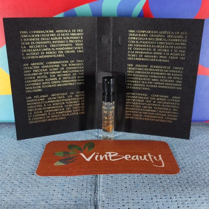 OCacaca- Vial Parfum Acqua Di Parma Osmanthus EDP 1.5 ml For Men