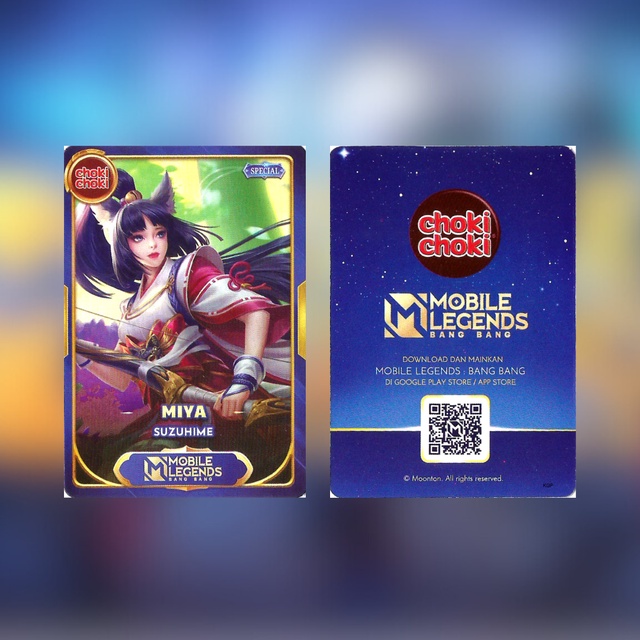 Kartu Mobile Legends Choki Choki Miya Suzuhime