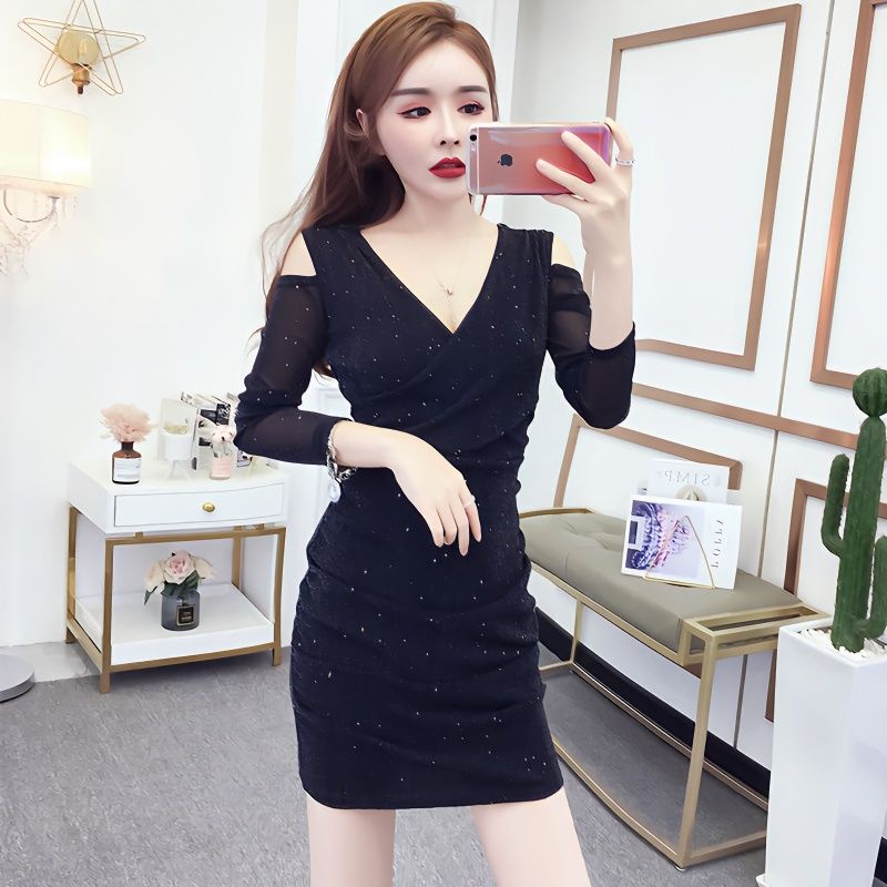New Women's SexyVLingliang Film Dress
