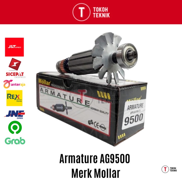 Mollar Armature AG9500 / Angker Mesin Grinder Gerinda 4" Makita 9500 -Megah CT