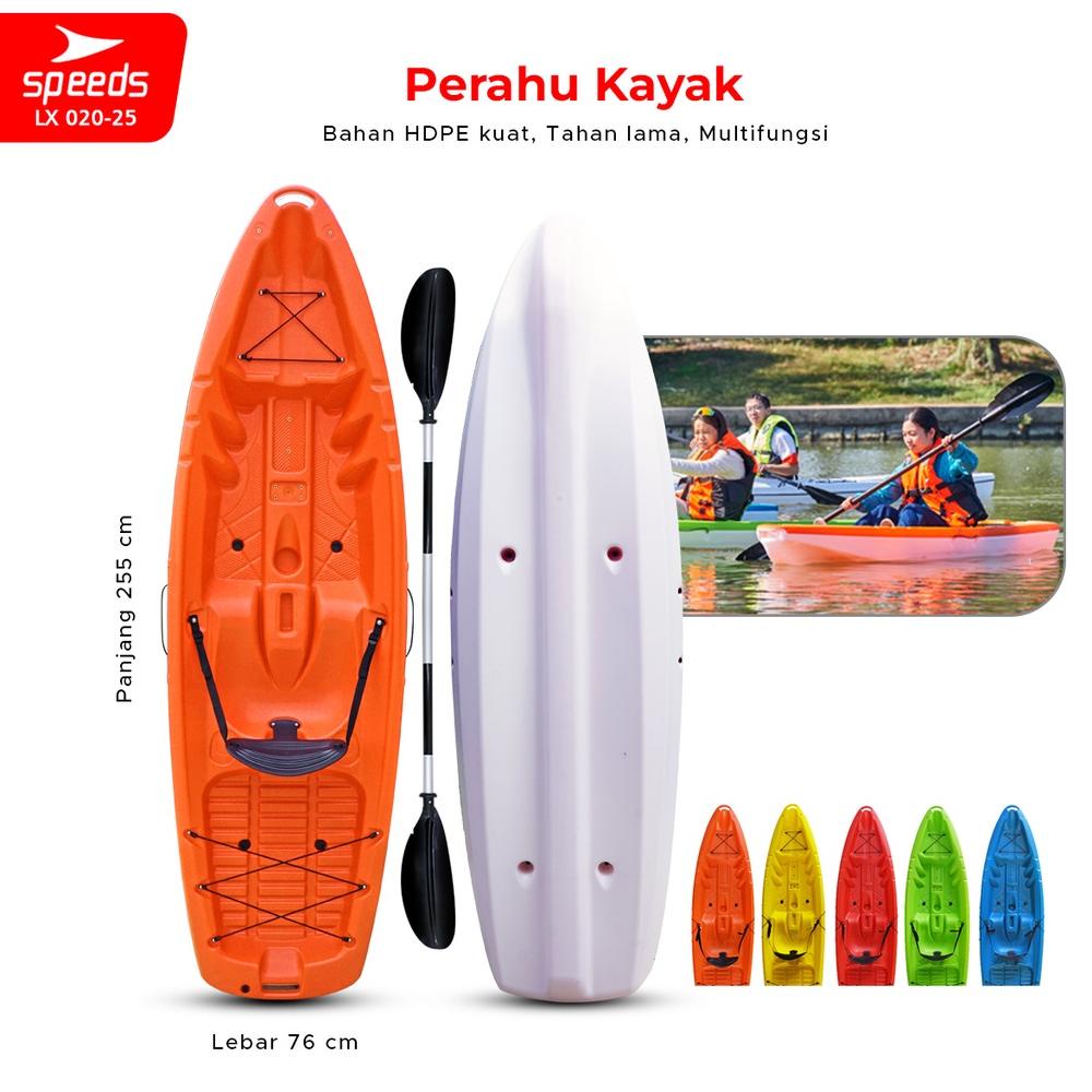 SPEEDS Perahu Kayak Sampan Perahu Dayung Conoe Boating Olahraga Paddle Kano Safety 020-25