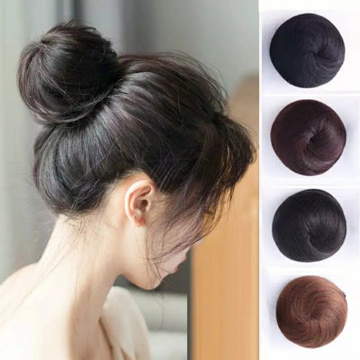 Funbun Korea Cepol Sanggul Wanita Sanggul Korea Rambut Palsu Wanita