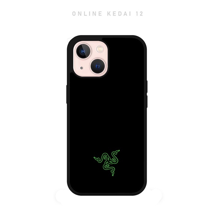 Casing Case Tpu Hardcase Cover iPhone 15 14 13 12 11 X Xs Xr Mini Plus Pro Max Razer Logo S1003