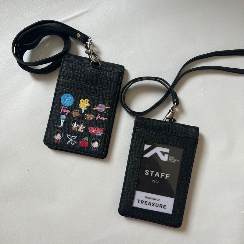 

Id Card Holder + Uang Cash Custom Lanyard Holder Tali