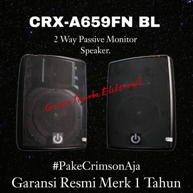 SPEAKER PASIF 6 INCH SEPASANG CRIMSON CRX A659 FN