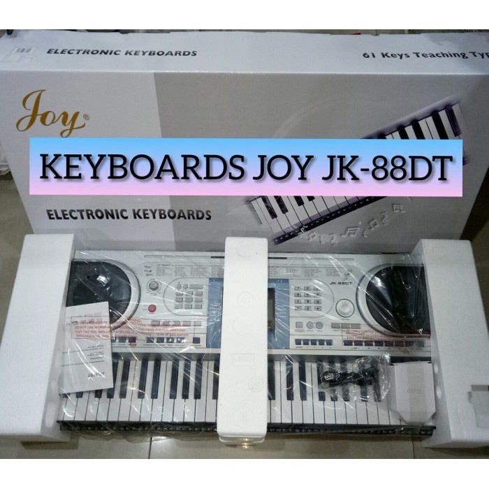 Terlaris Keyboard Piano Joy Jk88Dt Jk-88 Dt Midi Usb + Kaki Keyboard Set Ori Gratis Ongkir