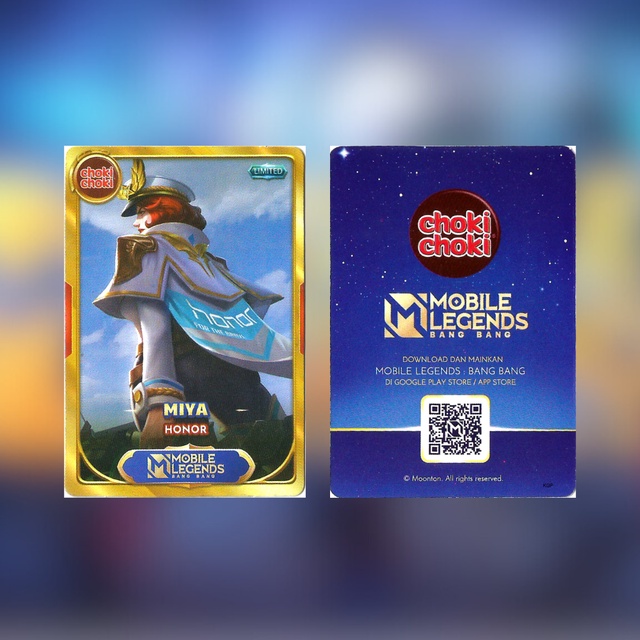 Kartu Mobile Legends Choki Choki Miya Honor
