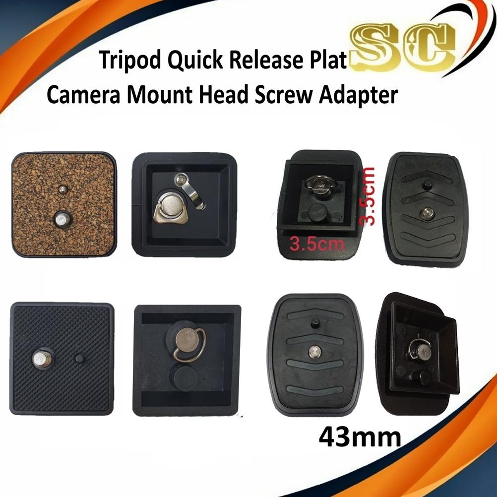 Virall 12.12 Tripod Quick Release Plate / Kepala Tripod Universal Termurah