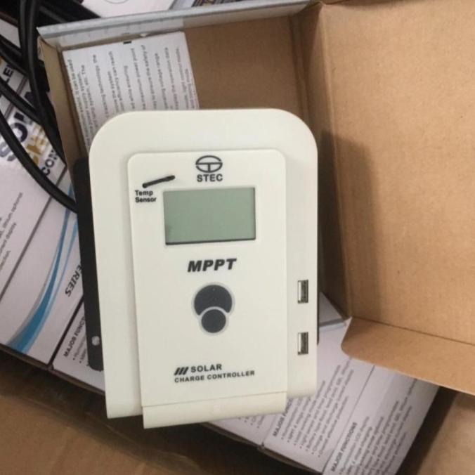 MPPT Solar Charger Controller 20A Stec 12V 24V Segera Dapatkan