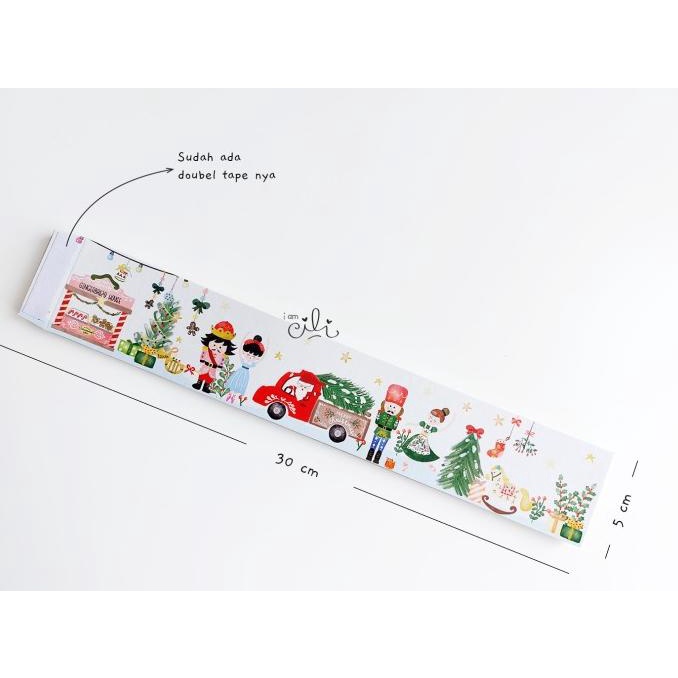 

Terlaris (Belt Girly ) Toples Jar Selongsong Natal Merry Christmas 5 Cm X 30 Cm Original