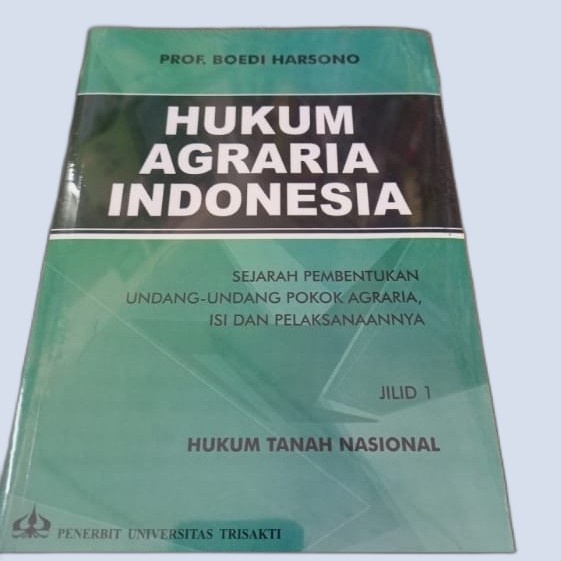 FLASH SALE BUKU HUKUM AGRARIA INDONESIA ORIGINAL-PROF BUDI HARSOENO TERLARIS